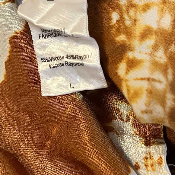 YOUNG FABULOUS AND BROKE COPPER TIE DYE SATIN TANK BNWT - Picture 7 of 8